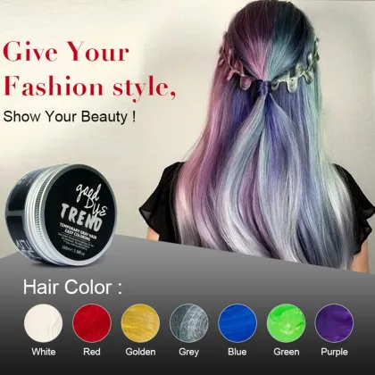 PURC Disposable Hair Cream Universal Men Styling Pomade Compact Stained Hair Styling Wax Men Styling Products