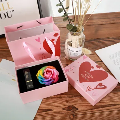 Preserved Flower Packaging Lipstick Gift Boxes
