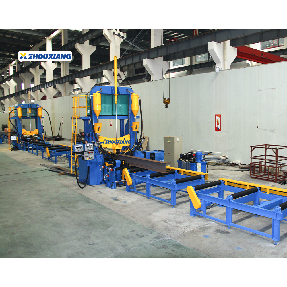 I H Beam Line Assembly Welding Straightening Machine