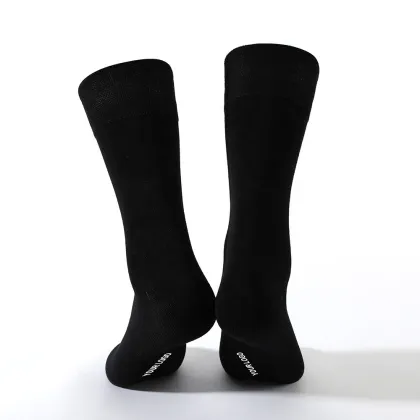 bamboo fiber plain socks uniform for men women