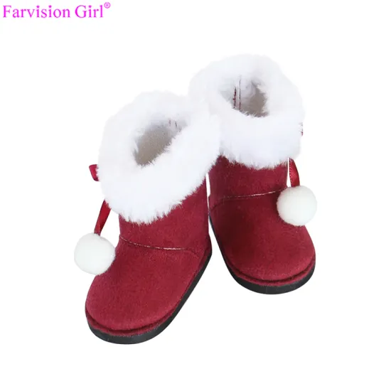 Red baby doll shoes mini