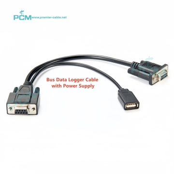 CAN Bus, LIN Bus, and USB Power Supply Y-Splitter Cable for CANmod CAN GPS Sensor Data Logger, 3G/4G, and WiFi Router Connection