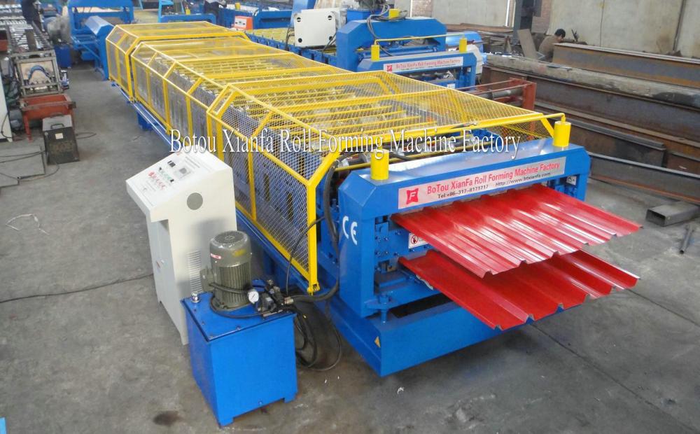 Color Steel Roof Panel Double Deck Machine