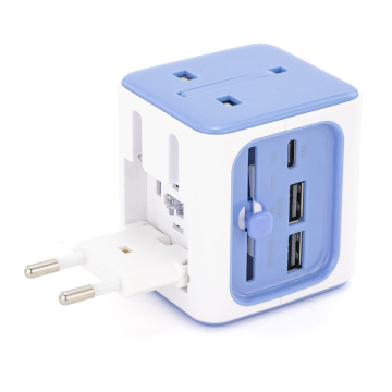 Adaptador de enchufe de viaje mundial: AU, UE, Reino Unido, EE. UU., Canadá Universal Charger Plug Converter