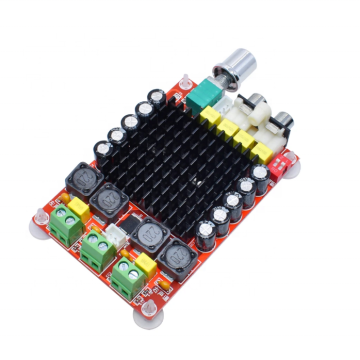 DC14-34V 2X100W डुअल चैनल क्लास D ऑडियो स्टीरियो एम्पलीफायर बोर्ड TDA7498 XH-M510