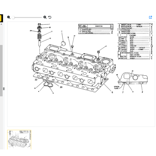 Supply Caterpillar 130G cylinder head 7N-6544 grader accessories