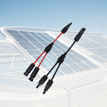 Heißverkauf DC Solar y Branch -Stecker - wasserdichte, runde kreisförmige Form
