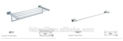 Sanitary ware products factory price bath towel rack 4311
