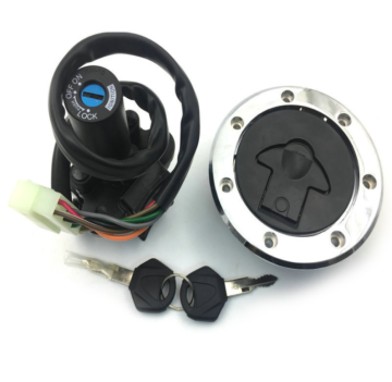 New Fuel Gas Cover Ignition Switch Lock Set for Kawasaki ZZR400 ZZR600 ZX6R ZX7R ZX9R ZXR750 1993