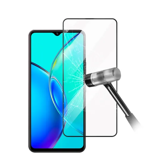 Premium Hot Sale 9H Full Cover Silk Printing Anti-Scratch Screen Protector for Vivo Y27