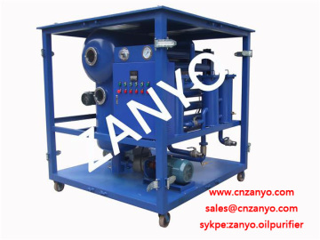 Vacuum insulating oil purifier