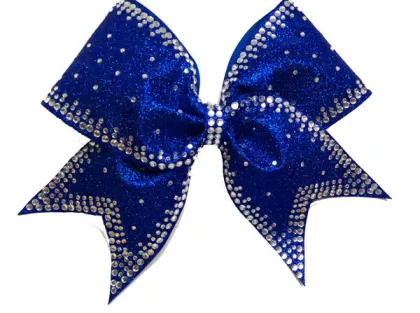 cheer bow strips crystal motif transfers