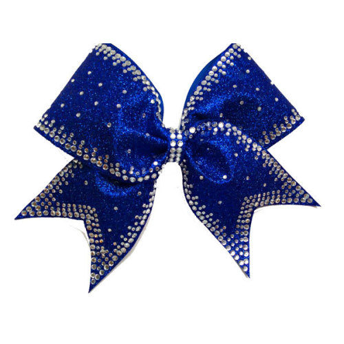 cheer bow strips crystal motif transfers