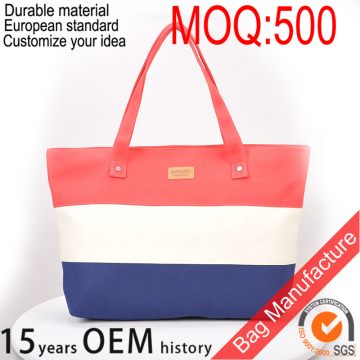 custom printed wholesale reusable shopping bag with zipper