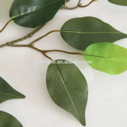 High Quality Artificial Banyan Leaves For Decoration