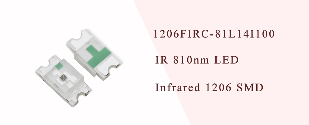 1206FIRC-81L14I100 Wholesale IR 810nm LED Infrared 1206 3216 SMD 810nm IR LED