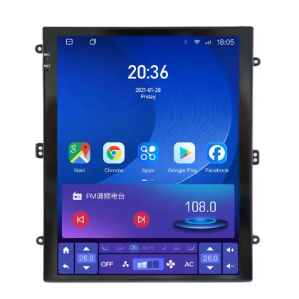 9.7 Inch Android Car Multimedia Player - Touch Screen GPS Carplay Compatible with Alpine Car Radio Stereo