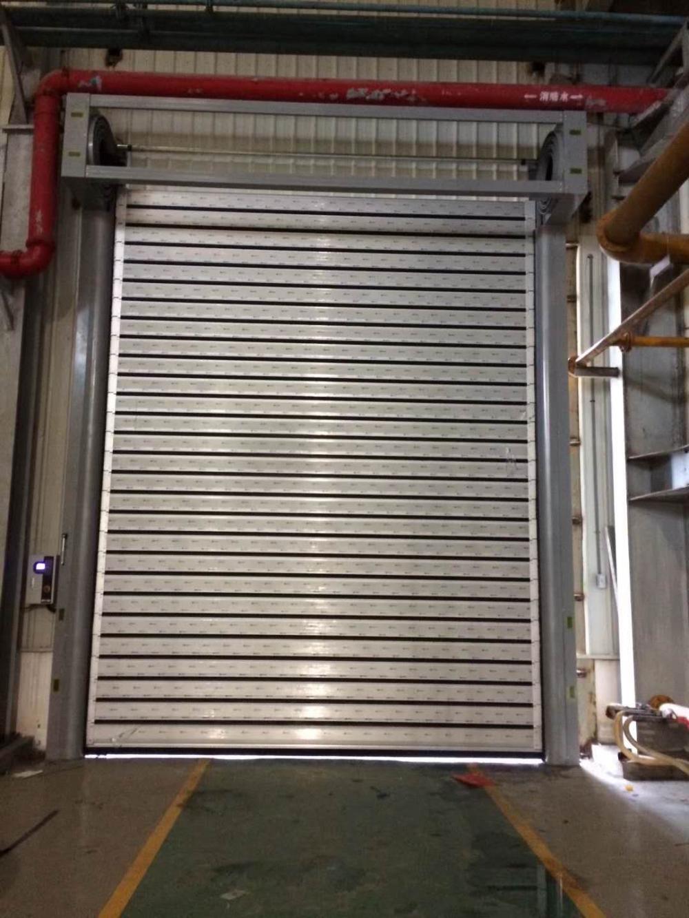 Aluminum High Speed Fast Rapid Rolling Shutter Door