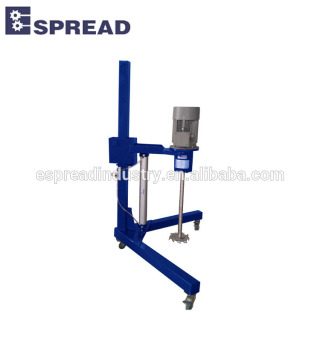 Pneumatic lift high speed disperser