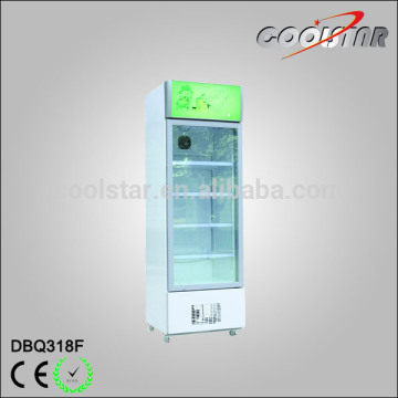 No frost vegetable and meat frozen vertical freezing showcase