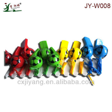 JY-W008 high quality promotion ball plastic whistle