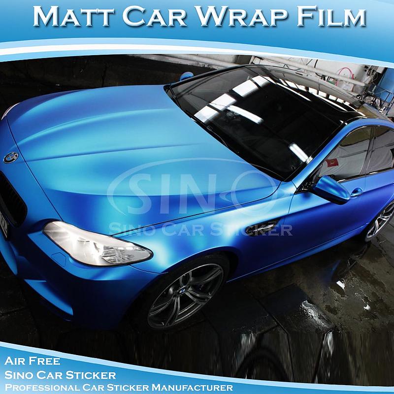 Fast Shipping Matt Color Adhesive Pearl Blue Vinyl Film