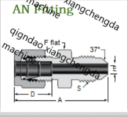 Hard Tube Ferrule AN Bulkhead Fittings