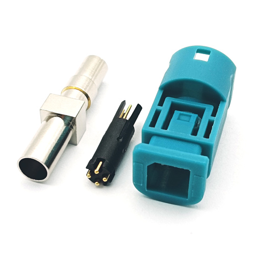 Universal 4 Pin Solder HSD Male Plug Connector