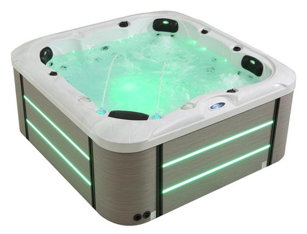 Le bain à remous dispose de luxe extérieur grand tourbillon de massage acrylique jets spa