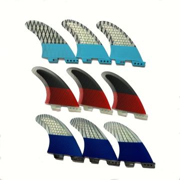 High Quality Fiberglass Surfboard Fins: Dual Tab, Single Tab FC-S & Futur-e Options