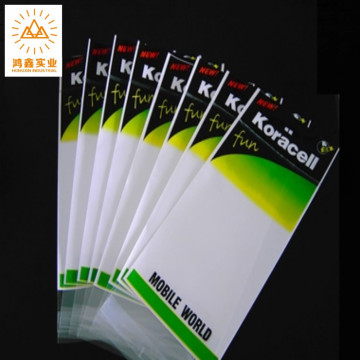hot sale 100% boidegradable custom high quality opp bag with header