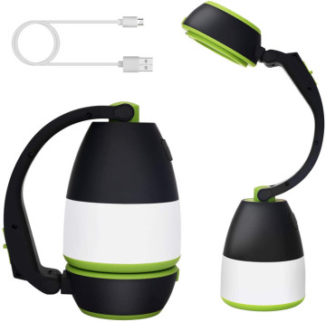IHUAlite 3-in-1 Portable USB Rechargeable Power Bank LED Desk Lamp