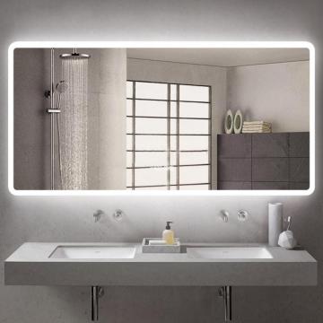 Steel LED wall mount bathroom with monitor screen