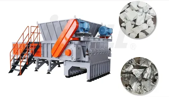 Jwell Heavy-Duty Single Shaft Shredder for Scrap Metal and Solid Materials