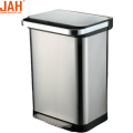 Cubo de basura rectangular de acero inoxidable JAH 430 de gran capacidad