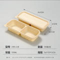 Caixa bento de dois compartimentos (1:1)