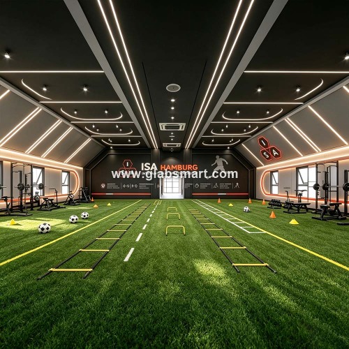 GLAB personaliza un vehículo móvil de entrenamiento de fútbol de 17 m