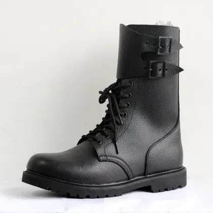 popular embossed working riding military boots
