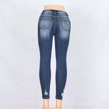 Personality Trend Denim Trousers Wholesale