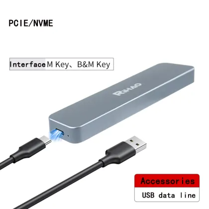 M.2 SSD Solid State Drive Portable Hard Drive Case