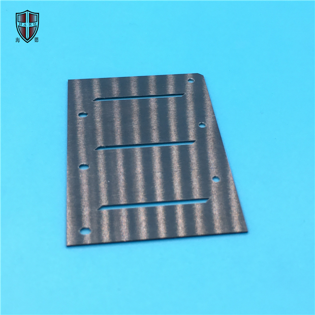 insulated heat sink black zirconia ceramic substrate