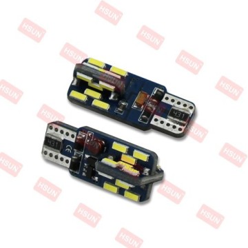 Hot sale canbus led t10 smd4014/High quality led light no error/w5w G3 canbus led bulb