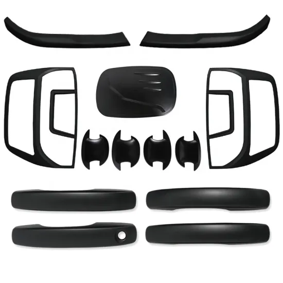Factory 5pcs Full Combo Set Black Kit for Volkswagen VW Amarok 2023-2024 Accessories