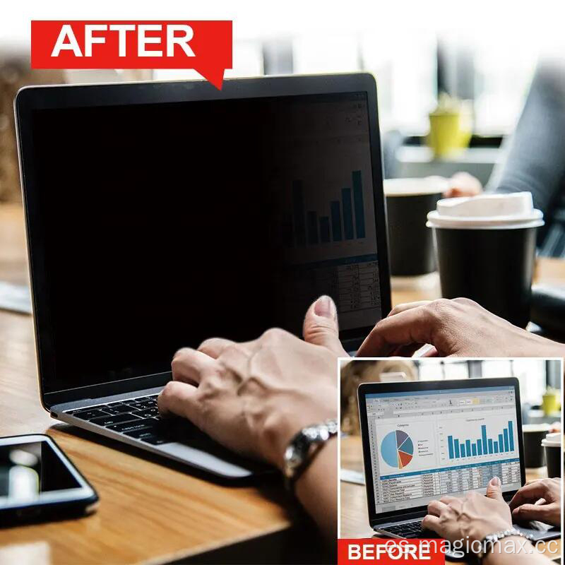 Pantalla de computadora 180 ° Filtro de privacidad