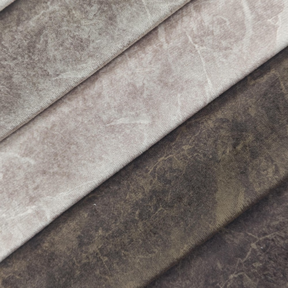 Luxury Crushed Holland Velvet Fabric for Sofa