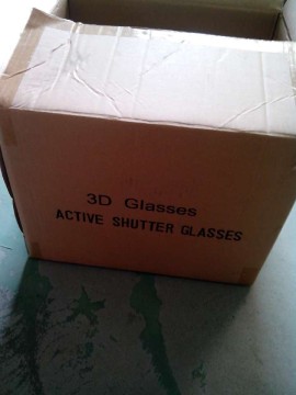 rechargeable active 3D glasses