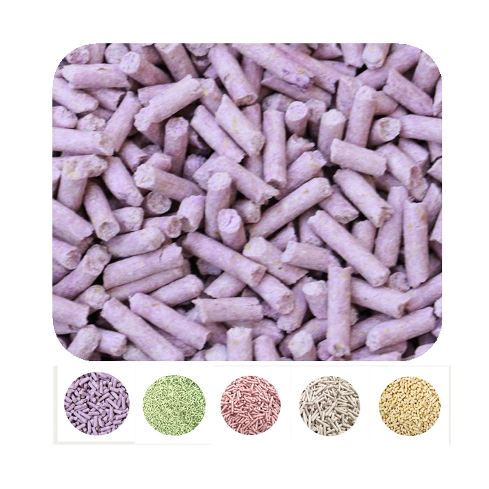 Lavender cat litter
