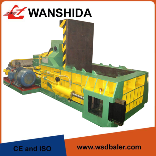 Lateral push out reciclagem de prensa de metal