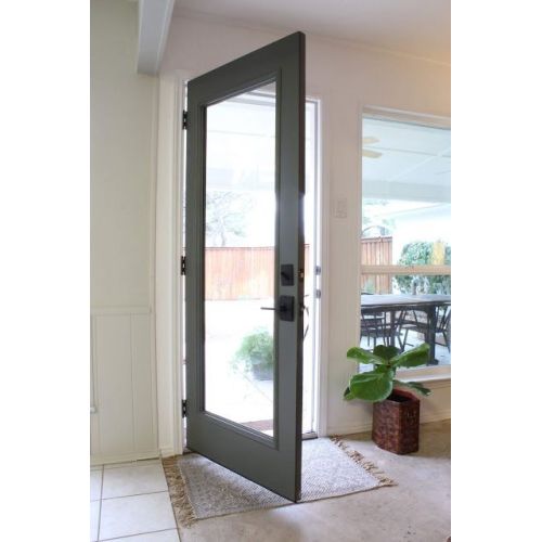 Aluminum Bifold Door Modern Design Metal Frames Steel French Door Manufactory