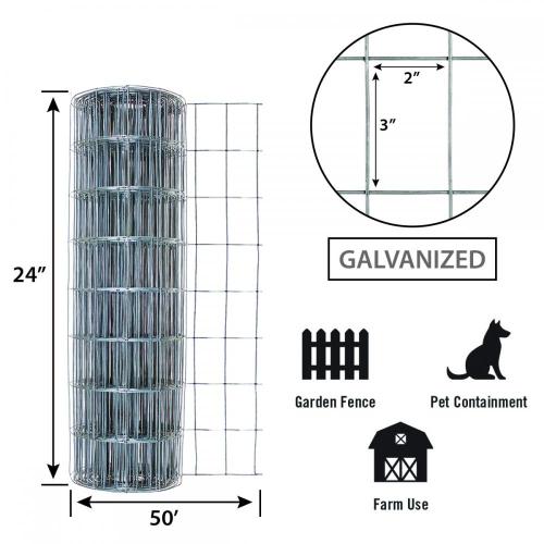 農場牧場2フィートのガーデンGBWワイヤーメッシュ